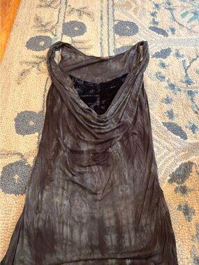 Women’s Black Cowl Neck Tunic Top
